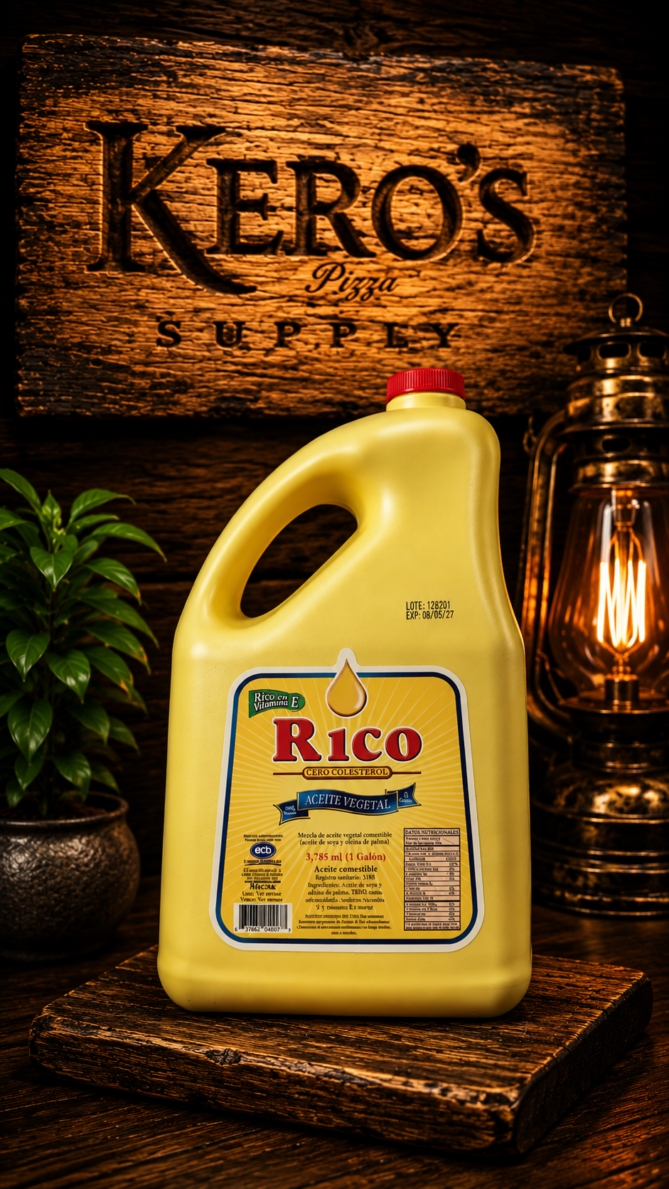 Aceite Vegetal Rico (1 Galón) - Imagen Vertical